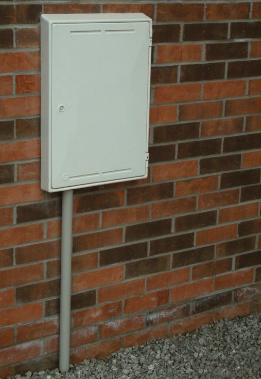 Install meter box and power points above ground