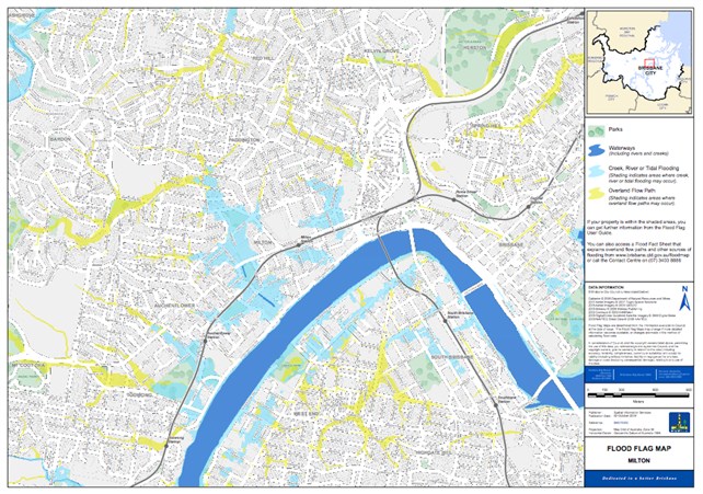 Example of milton flood map