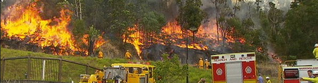 Bushfire Enoggera 2012-08-19