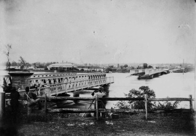 During the 1893 floods - Indooroopilly Railway Bridge was badly damaged causing much disruption to transportation to and from the west.