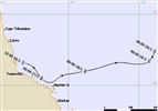 Cyclone Celeste track