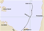 Cyclone Warren track