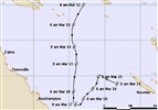 Cyclone Roger track