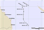 Cyclone Betsy track