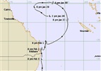 Cyclone Nancy track